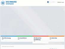 Tablet Screenshot of kfz-innung-ufr.de